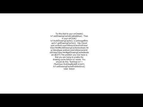 How to convert text of a TextView to bitmap in Android