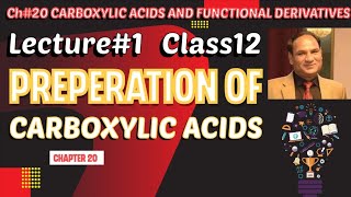 Ch20 Lec1 Carboxylic Acids And Functional Derivatives Methods Of Preparation Physical Prop