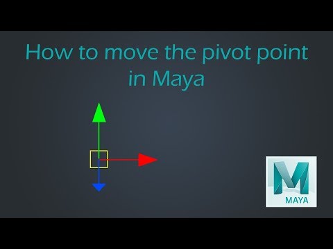 How to move the pivot point in Maya | Maya Tutorial