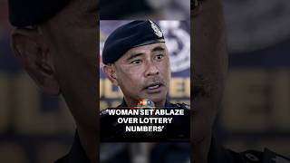 Man set elderly woman ablaze over lottery numbers, say cops