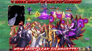 Saint Seiya: Awakening (KOTZ) - 4 Exile Saint in One PvP Lineup for Fun! New Saint Leak Silhouette!