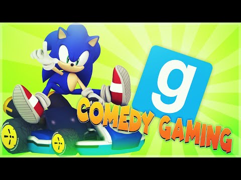 GMOD - MARIO KART TRACK KEEPS EXPLODING - Comedy Gaming