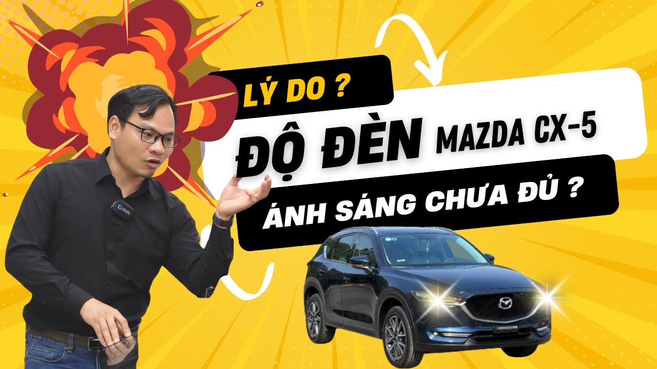 Độ đèn Mazda Cx5 Premium | Đã có đủ tính năng thông minh | Nhưng ánh ...