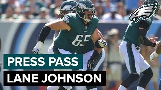 OT Lane Johnson Not Making Excuses After Loss | Eagles Press Pass