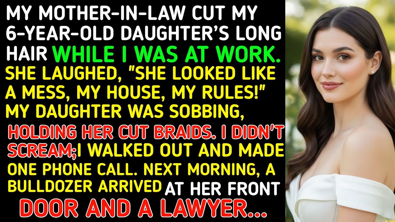 MY MOTHER-IN-LAW CUT MY 6-YEAR-OLD DAUGHTER’S LONG HAIR WHILE I WAS AT