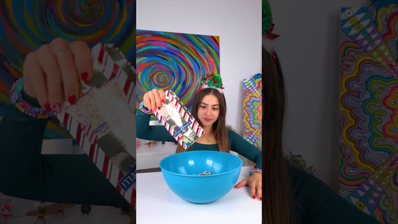 A CHAOTIC Winter Candy Salad with Erin and Anna! ❄️🍬