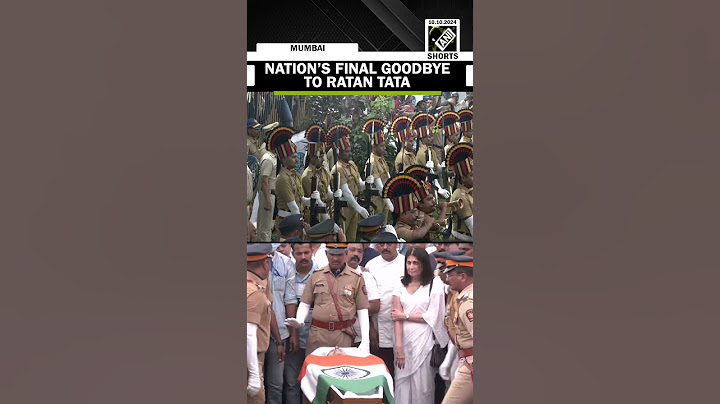 மும்பையில் அரசு மரியாதையுடன் இறுதிச் சடங்குகள் செய்யப்பட்ட ரத்தன் டாடாவுக்கு தேசம் இறுதிப் பிரியாவிடை அளித்தது