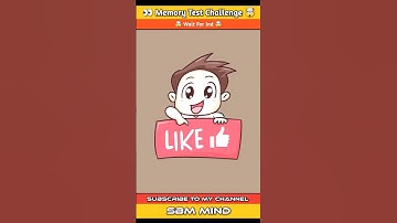 Memory Test Challenge 🤯 Paheliyan In Hindi Game 1 🤔 #paheliyan #shorts #challenge #riddles #puzzle