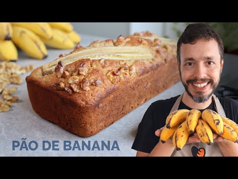 PÃO DE BANANA: Receita fácil e rápida para reaproveitar bananas maduras
