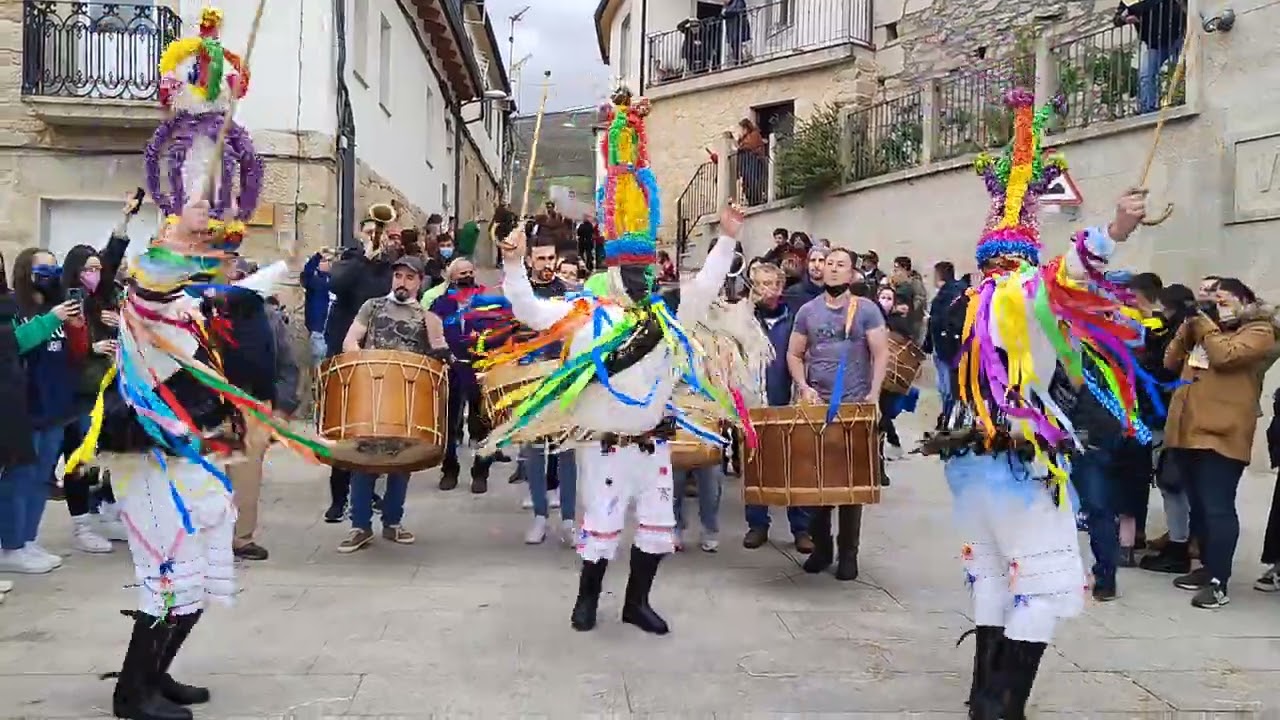 Fulión e mázcaras da Mourela pra acá (aldeas de Manzaneda) na Mascarada Ibérica