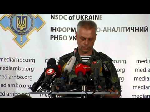 Andriy Lysenko. Ukraine Crisis Media Center, 28th of July 2014