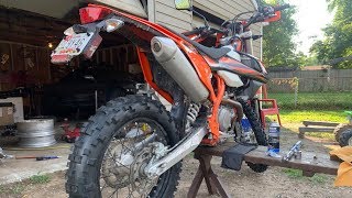 SHINKO 216SX Tire Test! KTM 500 EXC-F