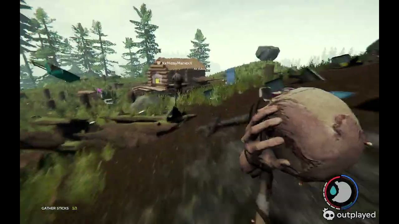 The Forest with my three family members part 3