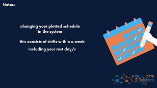 Details OLDOWAN HR - How to file for a Change Schedule Update