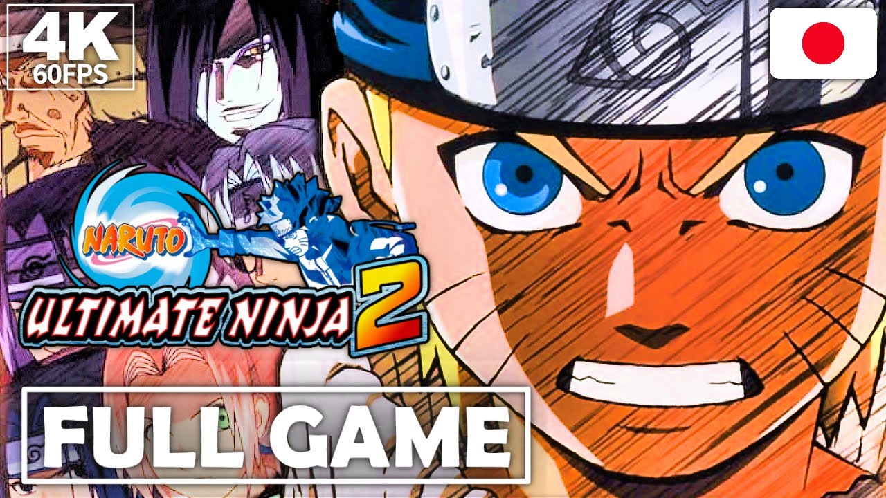 Naruto Ultimate Ninja 2 PS2 Gameplay Walkthrough FULL GAME [4K 60FPS]