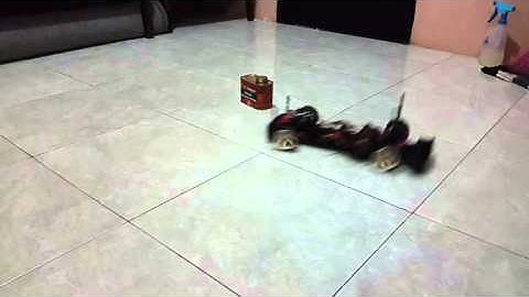 RC drift sakura D3 test run