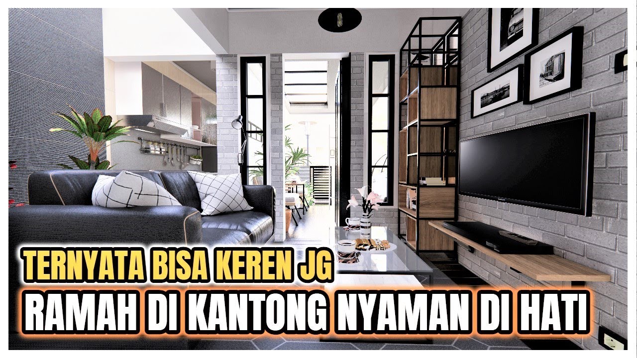 Rumah 6x10 Industrial Paling keren nih Bangunnya Jg Murah lho!
