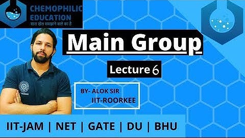 Main Group 6 | Back Bonding and its application | electron deficient compounds | Alok  Sir