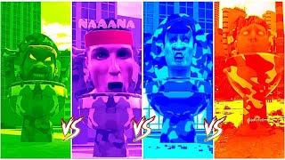SKIBIDI TOILET vs SIUUU vs GMAN vs RTX BATTLE
