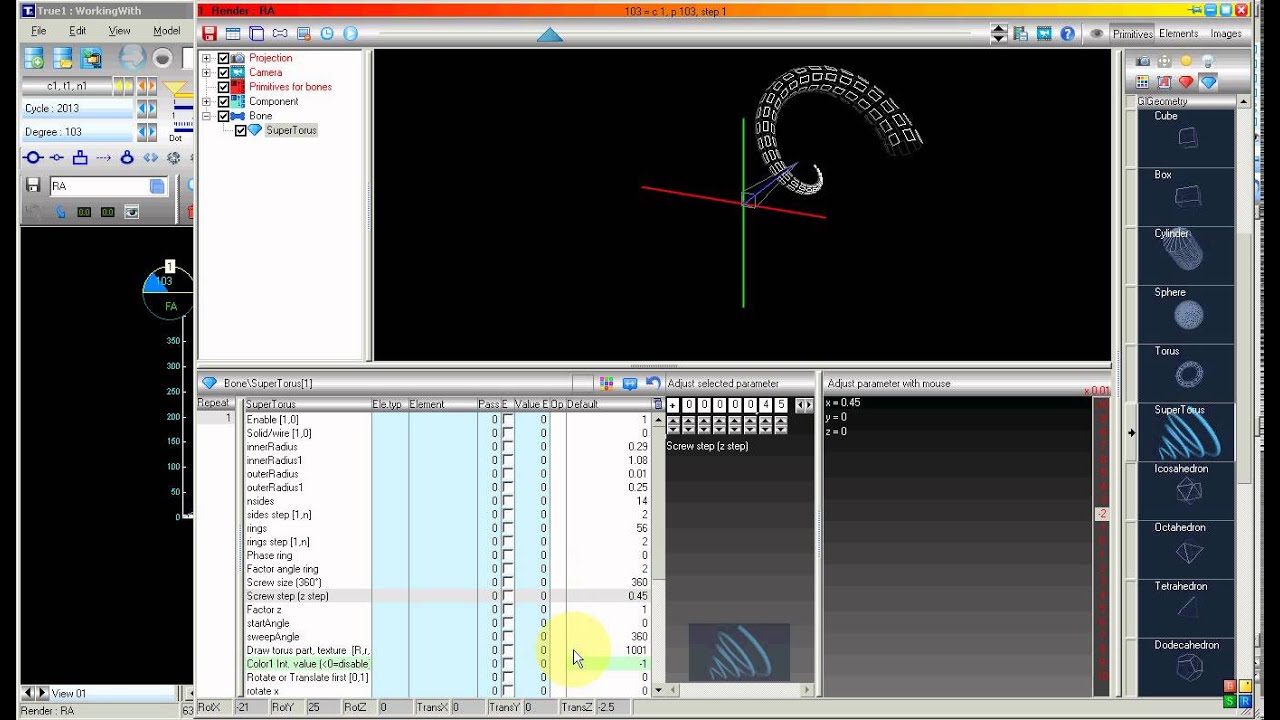True-World System Dynamics Software : Working With Super Torus