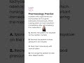 Nursing Pharmacology Practice Question #futurern