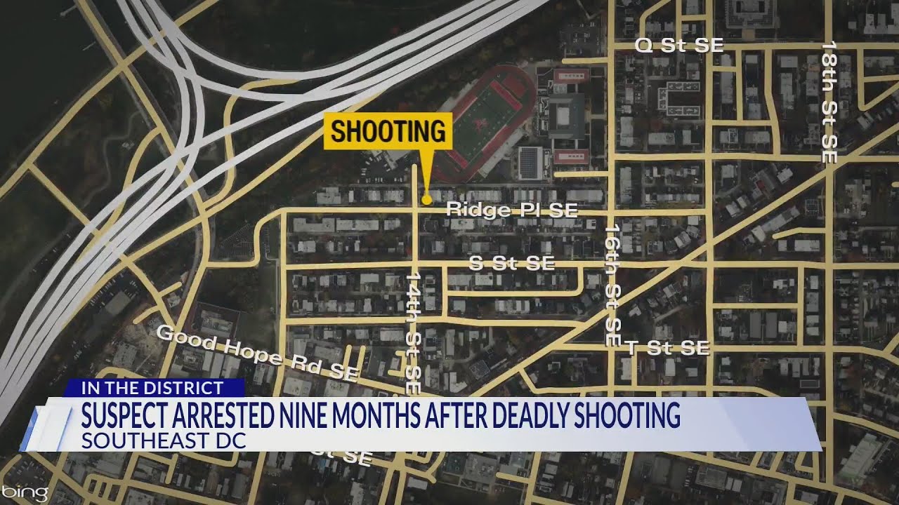 Suspect arrested 9 months after fatal Southeast DC shooting - YouTube