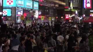 [Raw footage] 20141021 Umbrella Revolution - Looking around the Mong Kok site