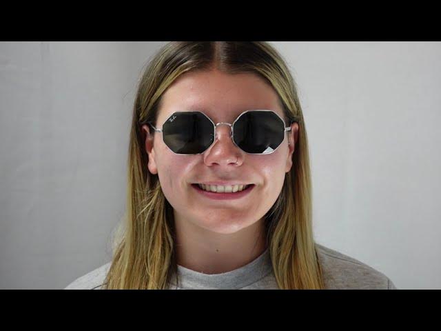 Ray-Ban Octagon RB1972 Sunglasses Female Fit Guide - YouTube