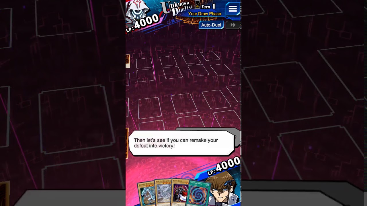 Unknown duelist v.s seto kaiba