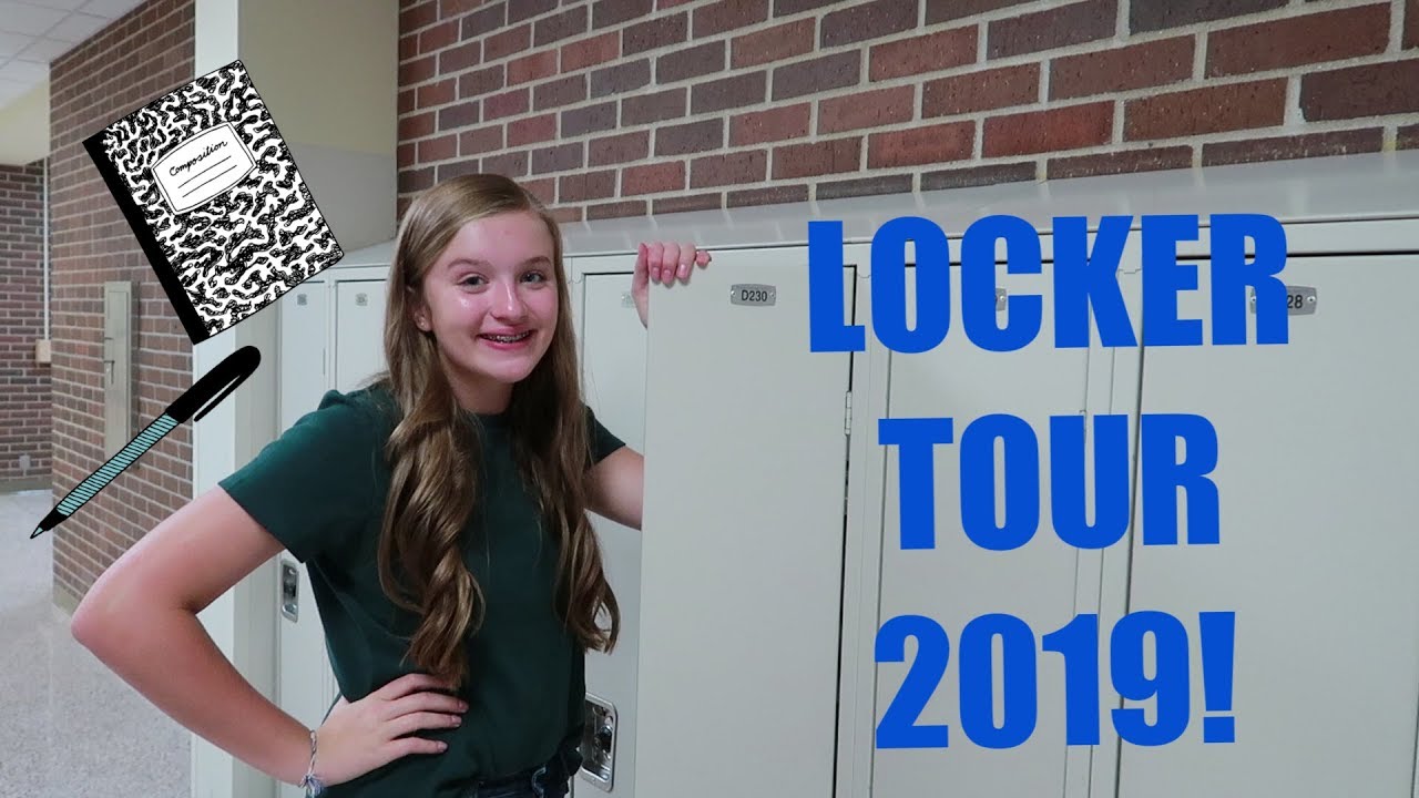 school locker tour