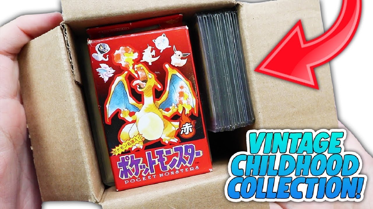 Vintage Childhood Pokemon Card Collection a friend sent me!