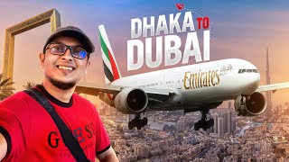 দুবাই ভ্রমন শুরু 😍 - DHAKA TO DUBAI || Emirates Airlines | Dubai City Tour