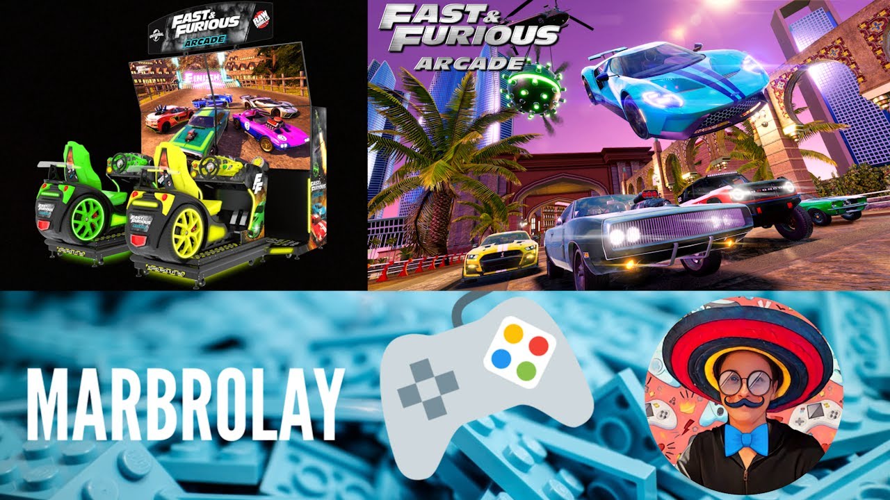 Fast & Furious Arcade - Raw Thrills Arcade Machine Gameplay