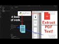 Extract Text from a PDF in Python with Just 4 Lines of Code! | Quick Tutorial