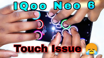 IQOO Neo 6 touch issue problem solve kaise kare | iqoo neo 6 multi touch test