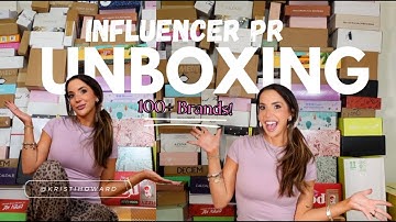 UNBOXING PR FOR AN HOUR | GIANT INFLUENCER PR UNBOXING