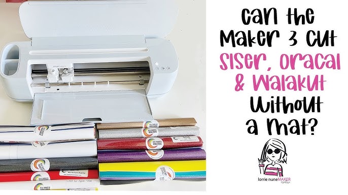 Other Brands with No Mat on Cricut 3 Machines - Will Other Brands