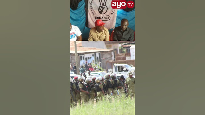 POLISI WAVAMIA MKUTANO WA CHADEMA MUDA HUU