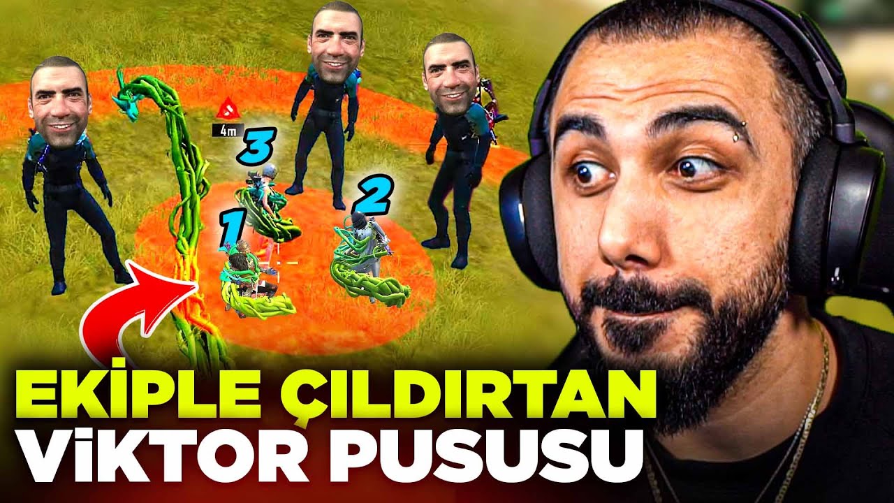 YENİ MODDA ÇILDIRTAN VİKTOR PUSU TAKTİĞİ!! EKİPLE HERKESİ DELİRTTİK 😂 | Pubg Mobile