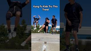 Kung Fu Kids Try This TikTok Trend #shorts