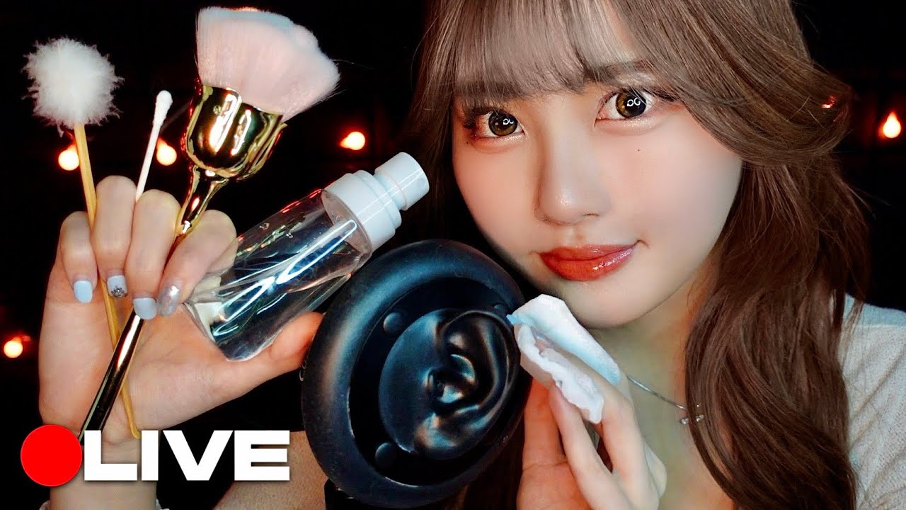【ASMR】高音質ですぐ寝れる💤極上耳エステ🥱👂(2.5h,囁き雑談,耳かき,耳マッサージ,水の音,プレイフォーム)