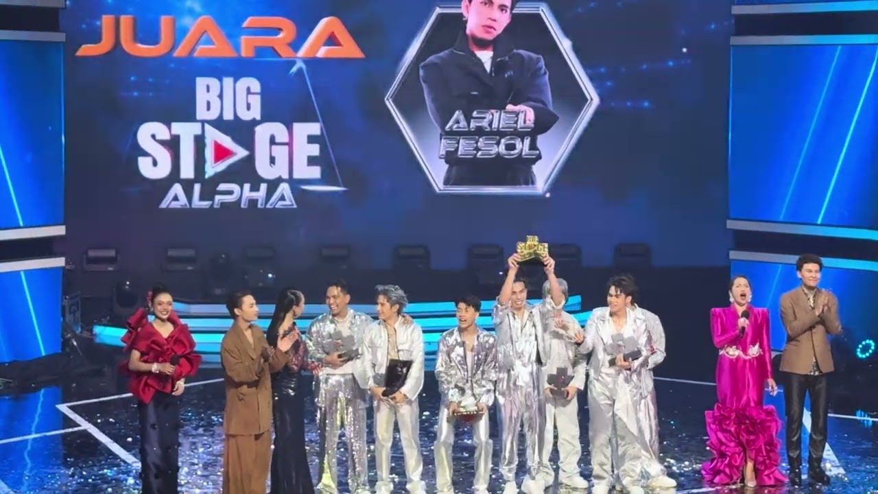 Pengumuman Juara @ArielFesol   di Pentas Akhir Big Stage Alpha 2025 [4K HDR @ 60FPS]