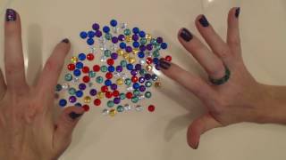 ASMR Soft Spoken ~ Counting & Handling Rhinestones / Tiara screenshot 5