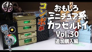 ミニチュア系カプセルトイ　Vol.30 追加購入編　神頼みセット + ミニ鳥居・ミニコンポ・ミニチュアマーケット Miniature Japanese Capsule toys