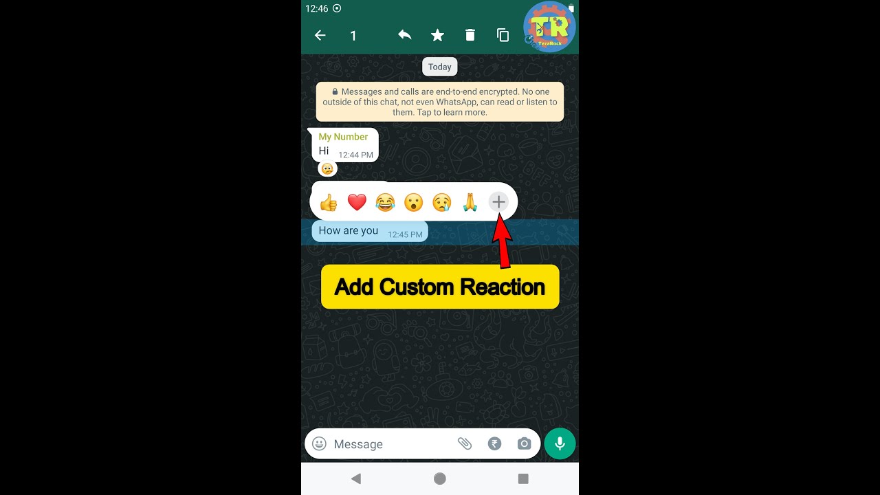 How to Change REACTION Emoji on Whatsapp | Whatsapp reaction emoji change 