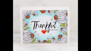 Unity Quick Tip: Watercolor Daisy Border using Altenew