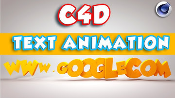 C4D TUTORIAL - TEXT ANIMATION | CINEMA 4D TUTORIAL - TEXT ANIMATION