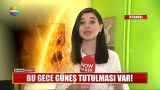 Bu Gece Güneş Tutulması Var