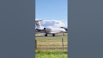 American Gulfstream G650 Departure from Blenheim Airport