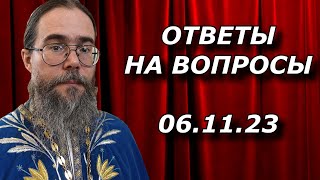 Священник отвечает на вопросы в прямом эфире.